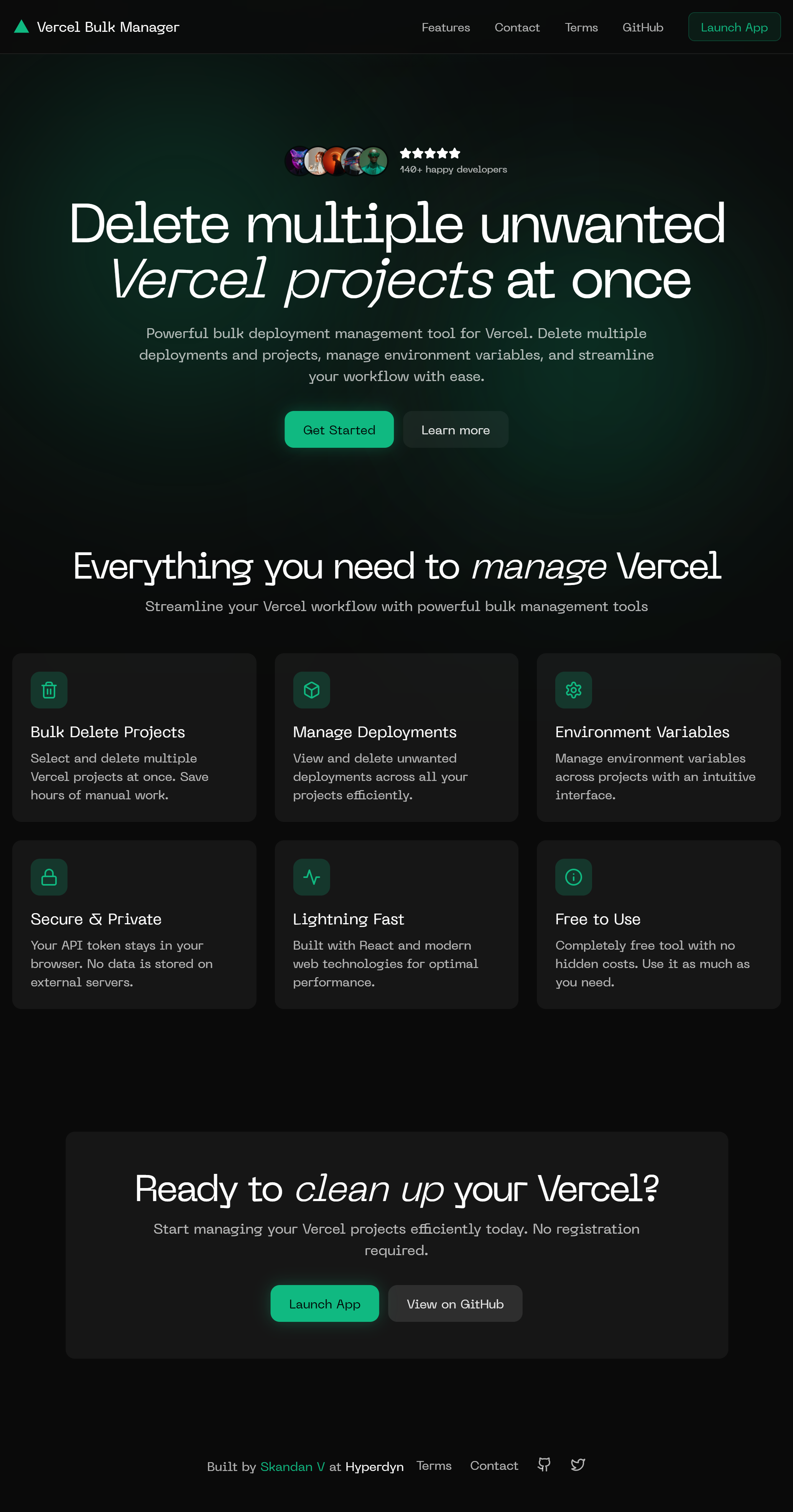 Vercel Bulk Manager - Screenshot 5 preview
