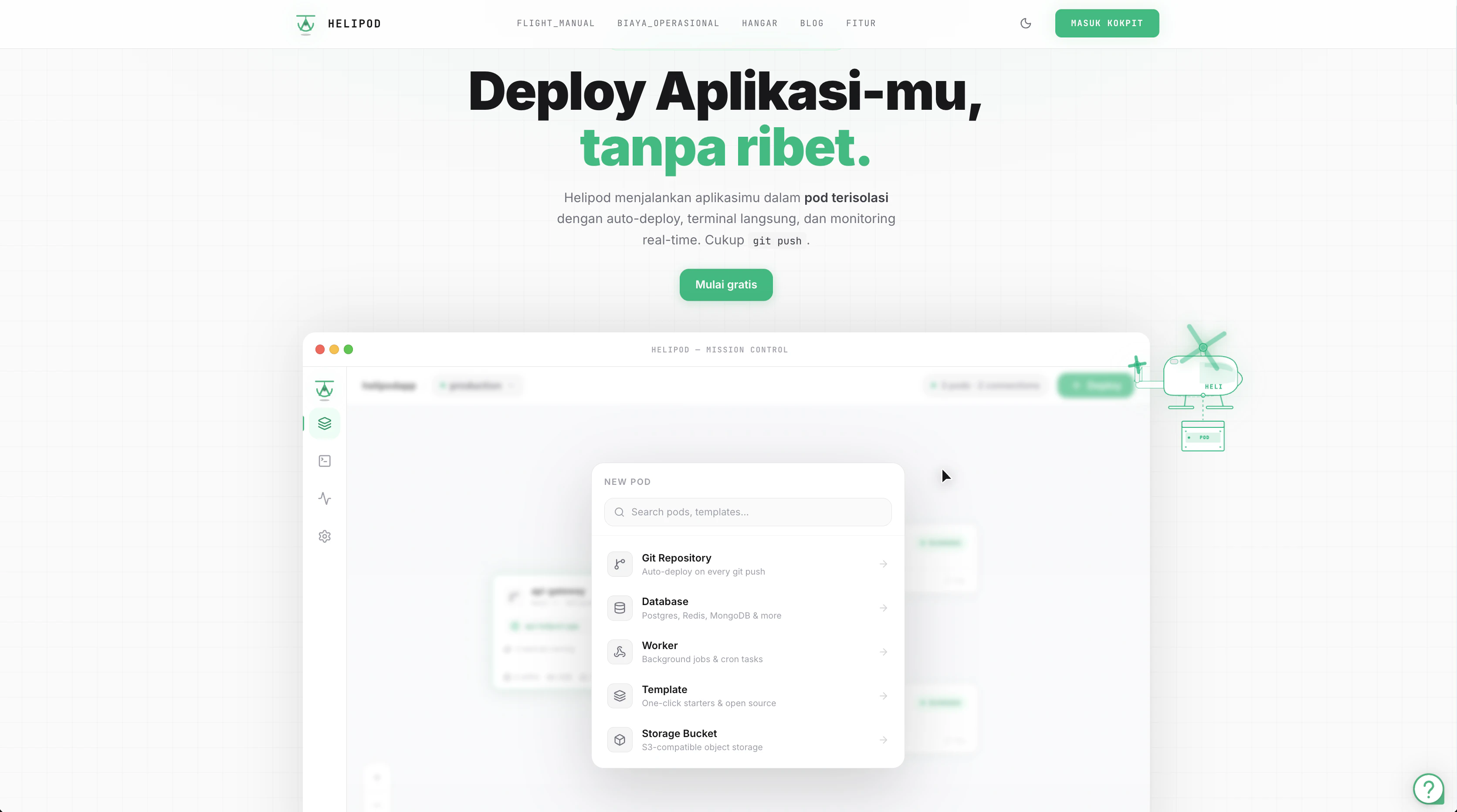 Helipod screenshot 1