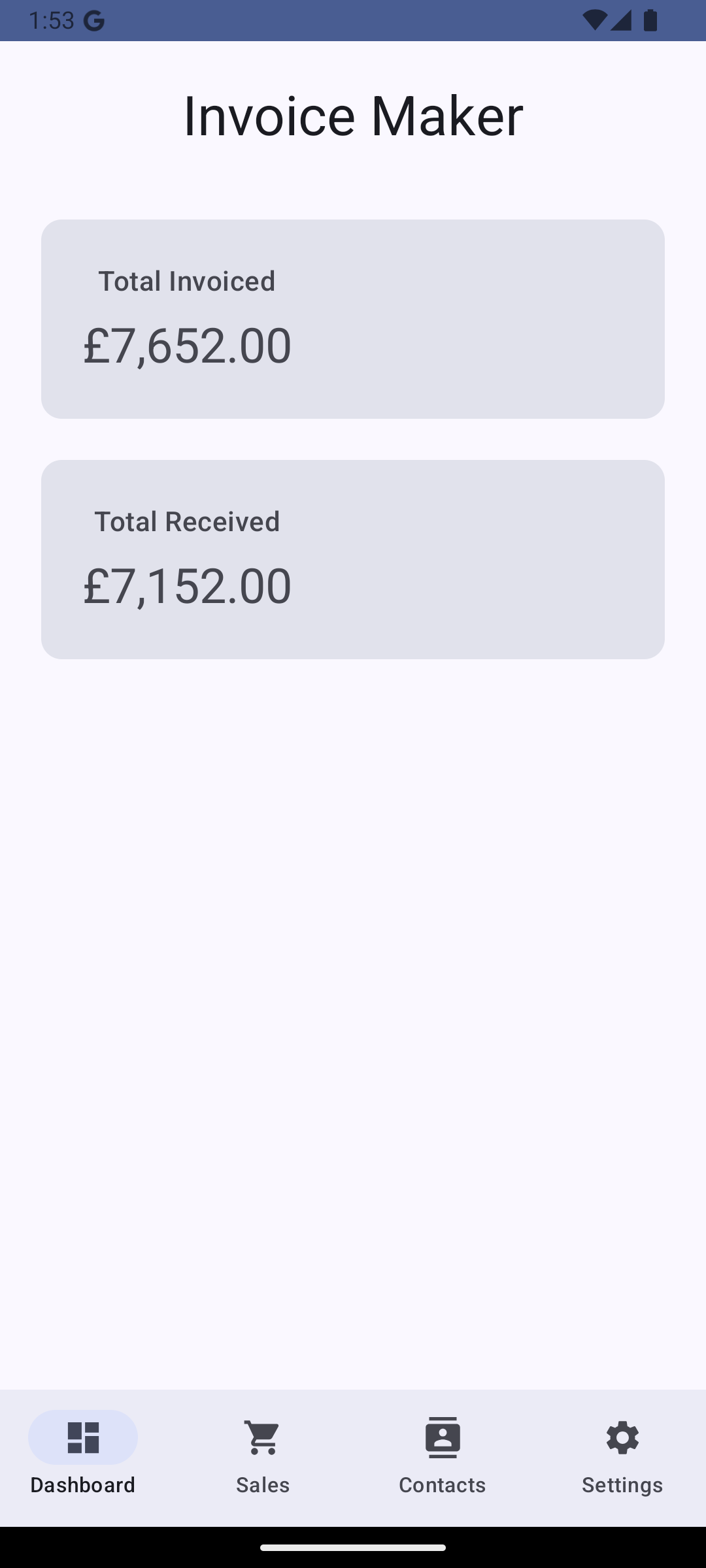 Invoice Maker - Screenshot 5 showing product features and functionality