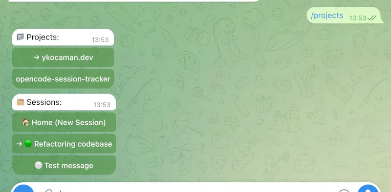 OpenCode Session Tracker screenshot 2