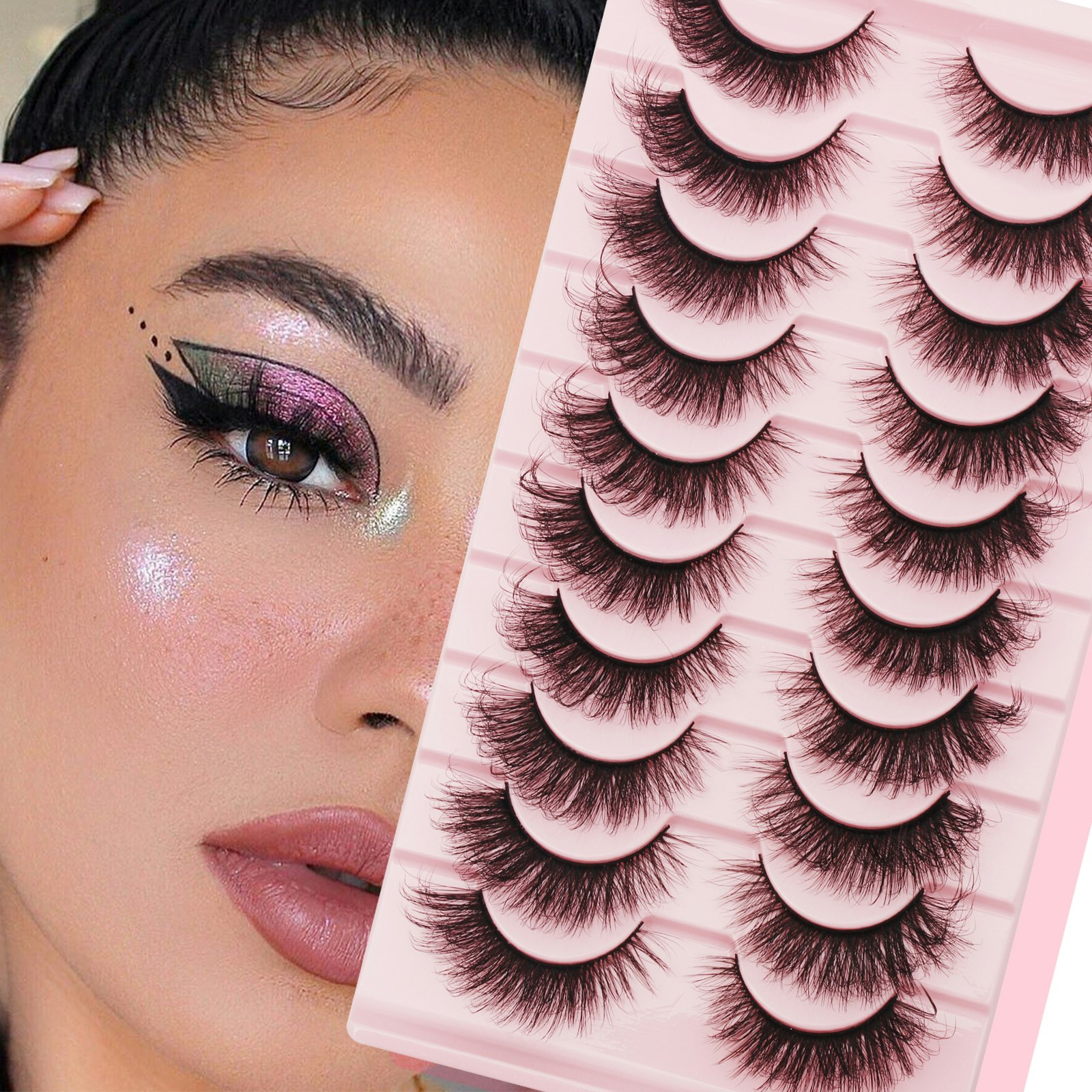 MilyBest Lashes False Eyelashes 10 Pairs media 1