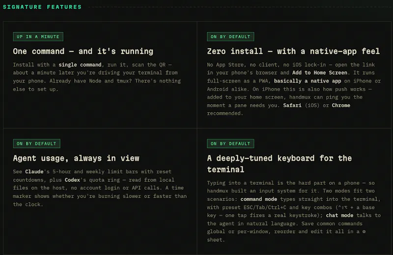 handmux—Your coding agent, on your phone screenshot 3