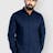 Navy Blue - Cotton Solid Shirts For Men