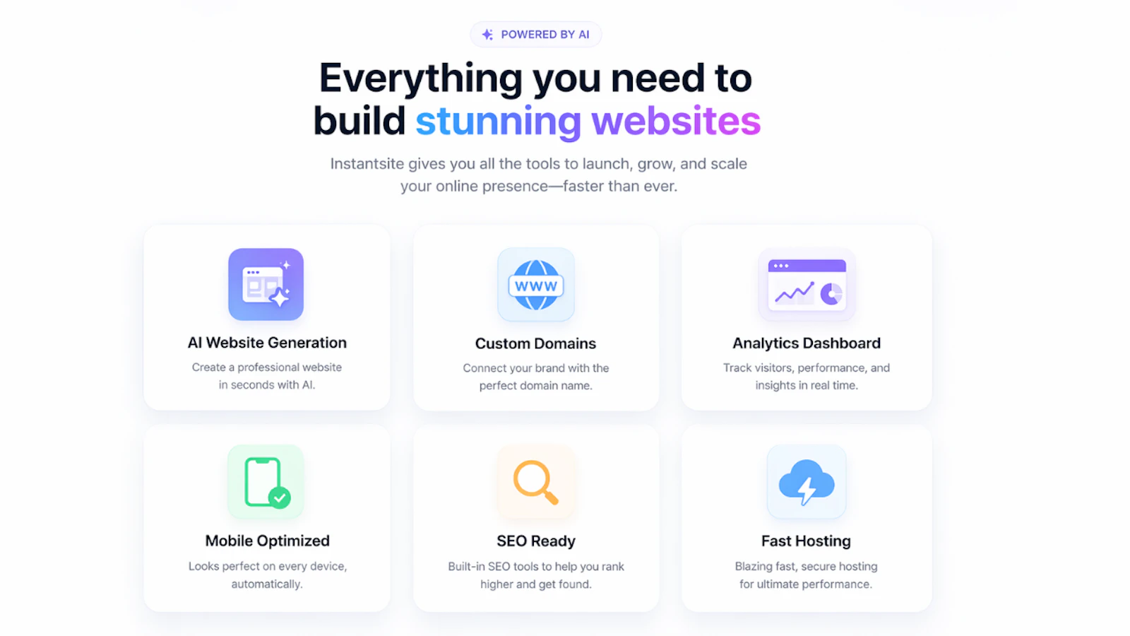 Instantsite screenshot 3