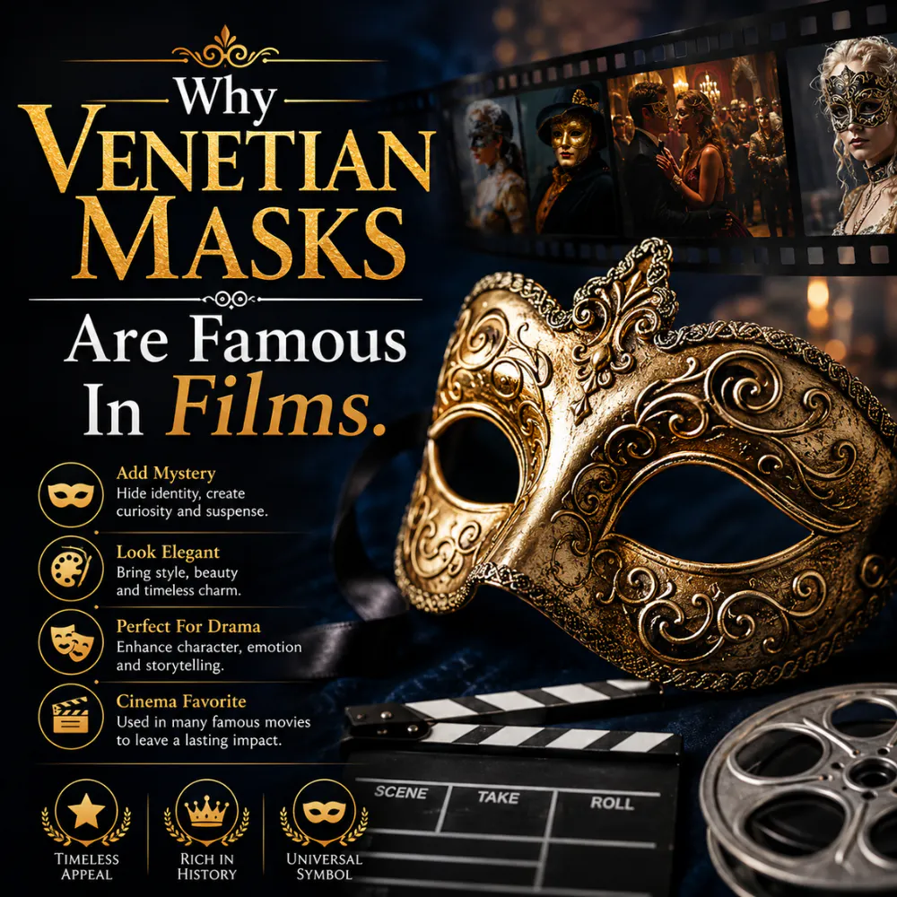 Banner del producto How Venetian Masks Build Movie Mystery.
