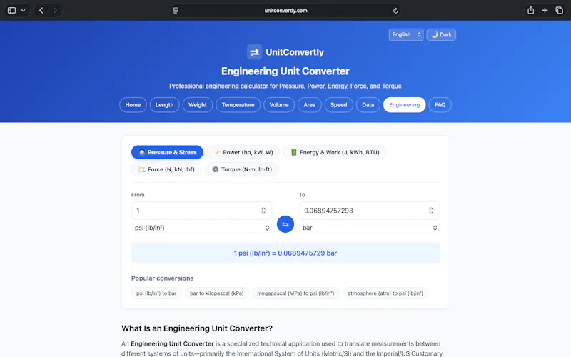 UnitConvertly screenshot 1