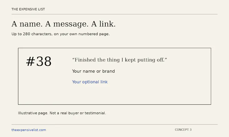The Expensive List screenshot 3