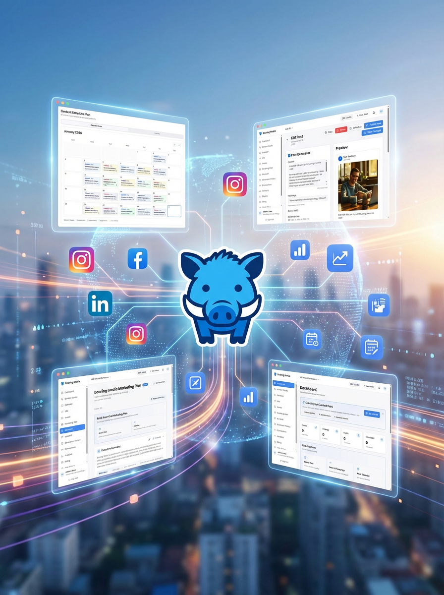 Boaring Media - Screenshot 2 showing product features and functionality