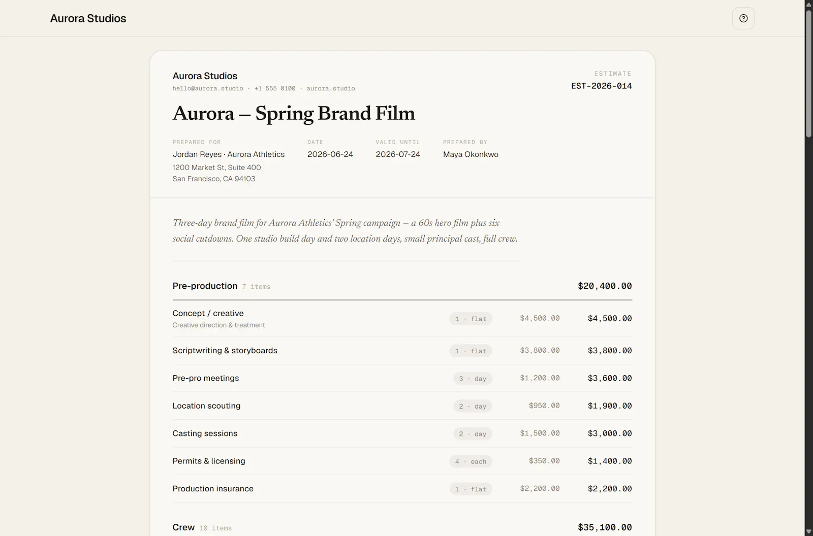 Estimatery screenshot 3
