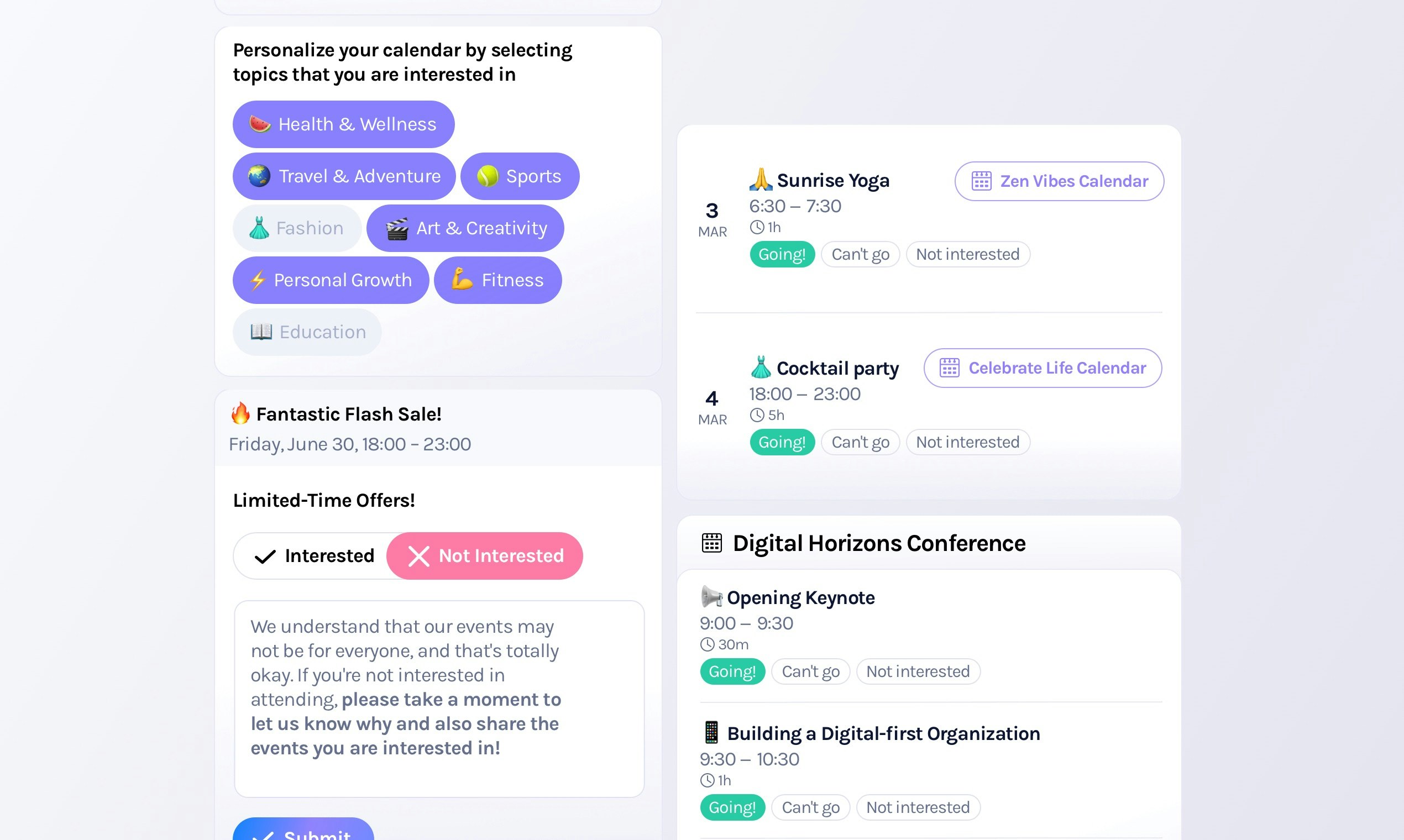 وسائط Eventch - توصيل أكثر ما يهم عملائك بمسؤولية 2