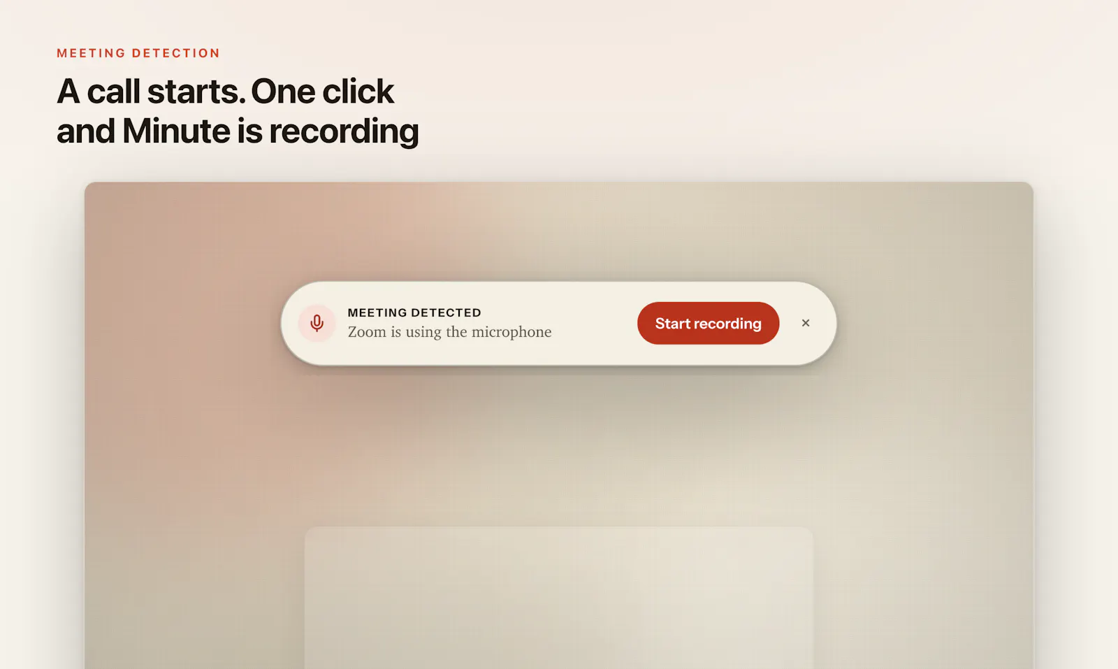 Minute screenshot 2