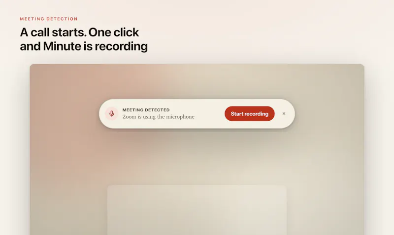 Minute screenshot 2