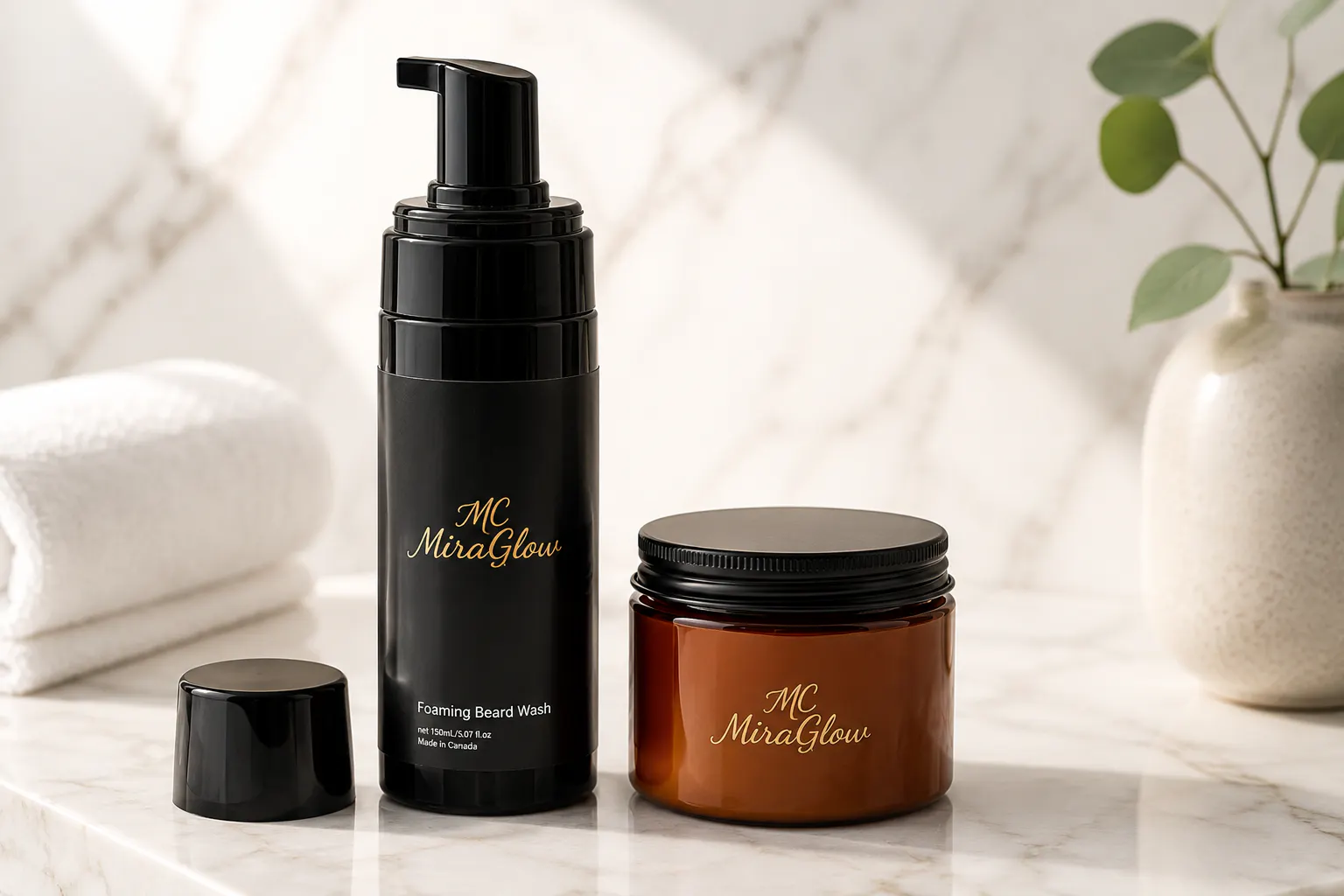 MiraGlow Men's Skincare Bundle gallery image
