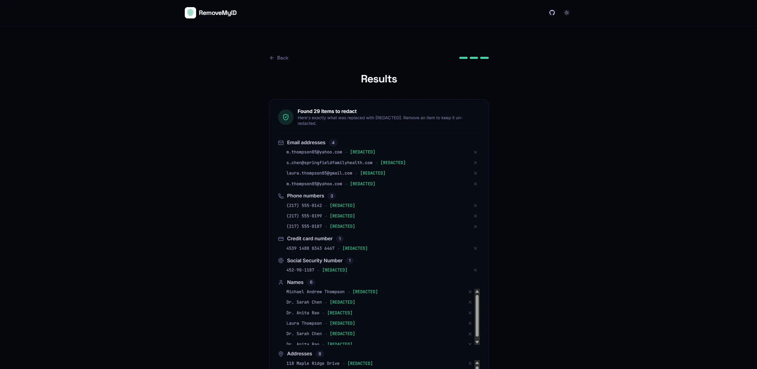 RemoveMyID gallery image