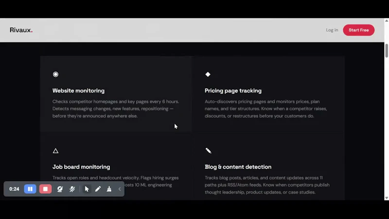 Rivaux.eu screenshot 1 (video preview)
