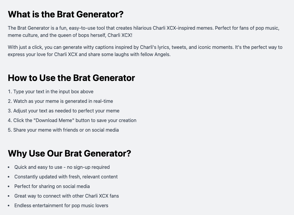 Brat Generator gallery image