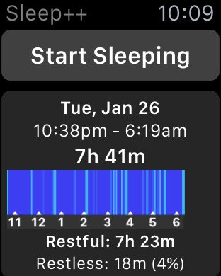 Sleep++ - Sleep Tracking That Uses Apple Watch! gallery image