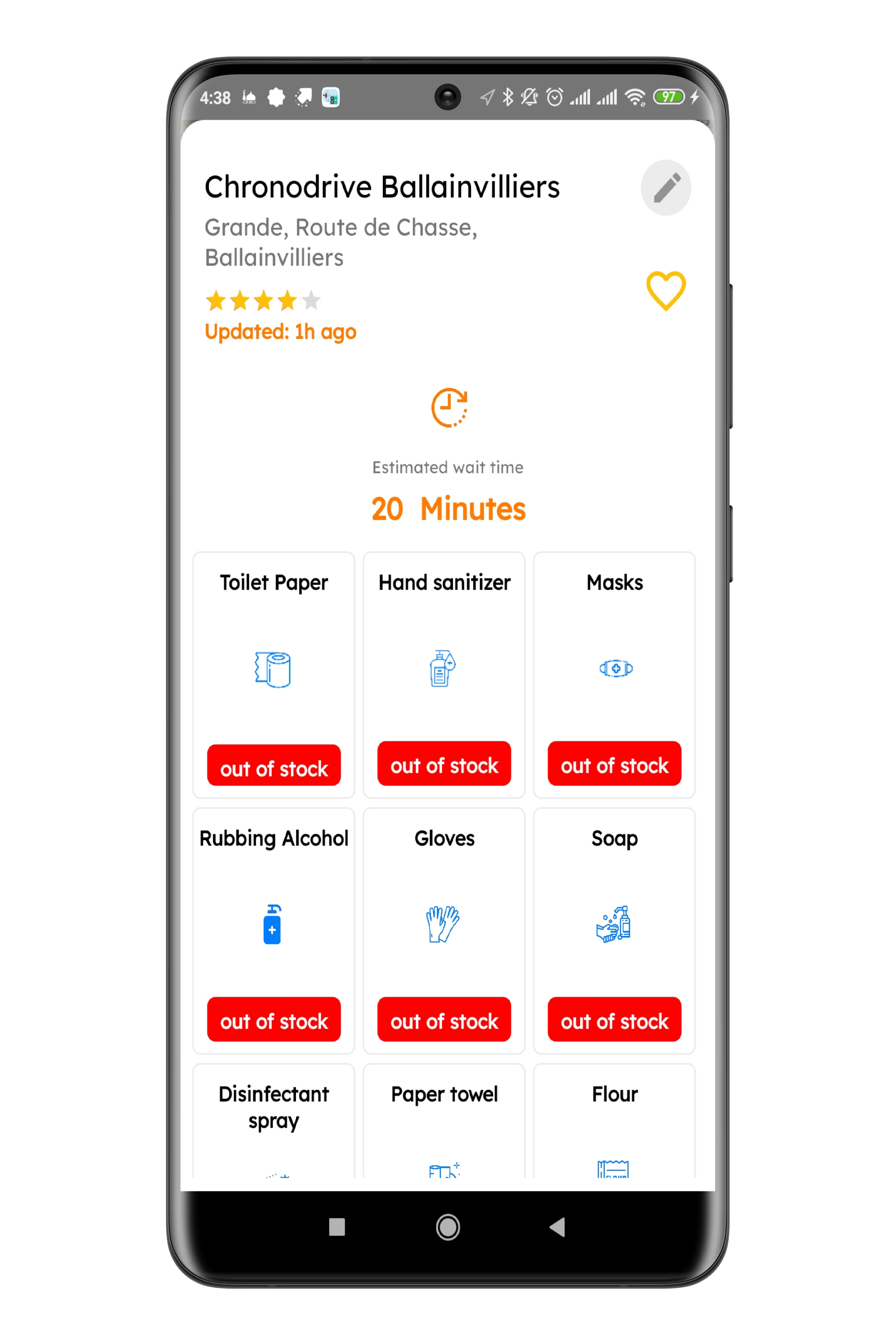 Products availability tracker gallery image