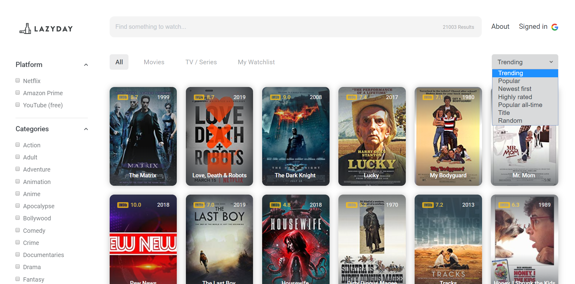 LazyDay gallery image