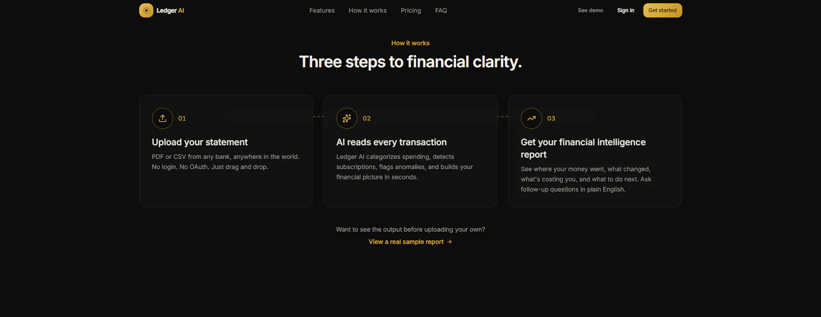 Ledger AI screenshot 2