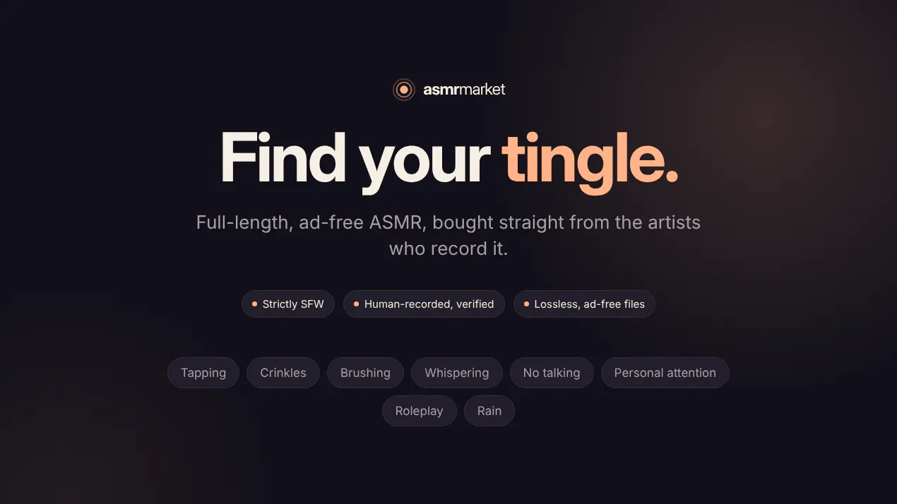 ASMR Market product