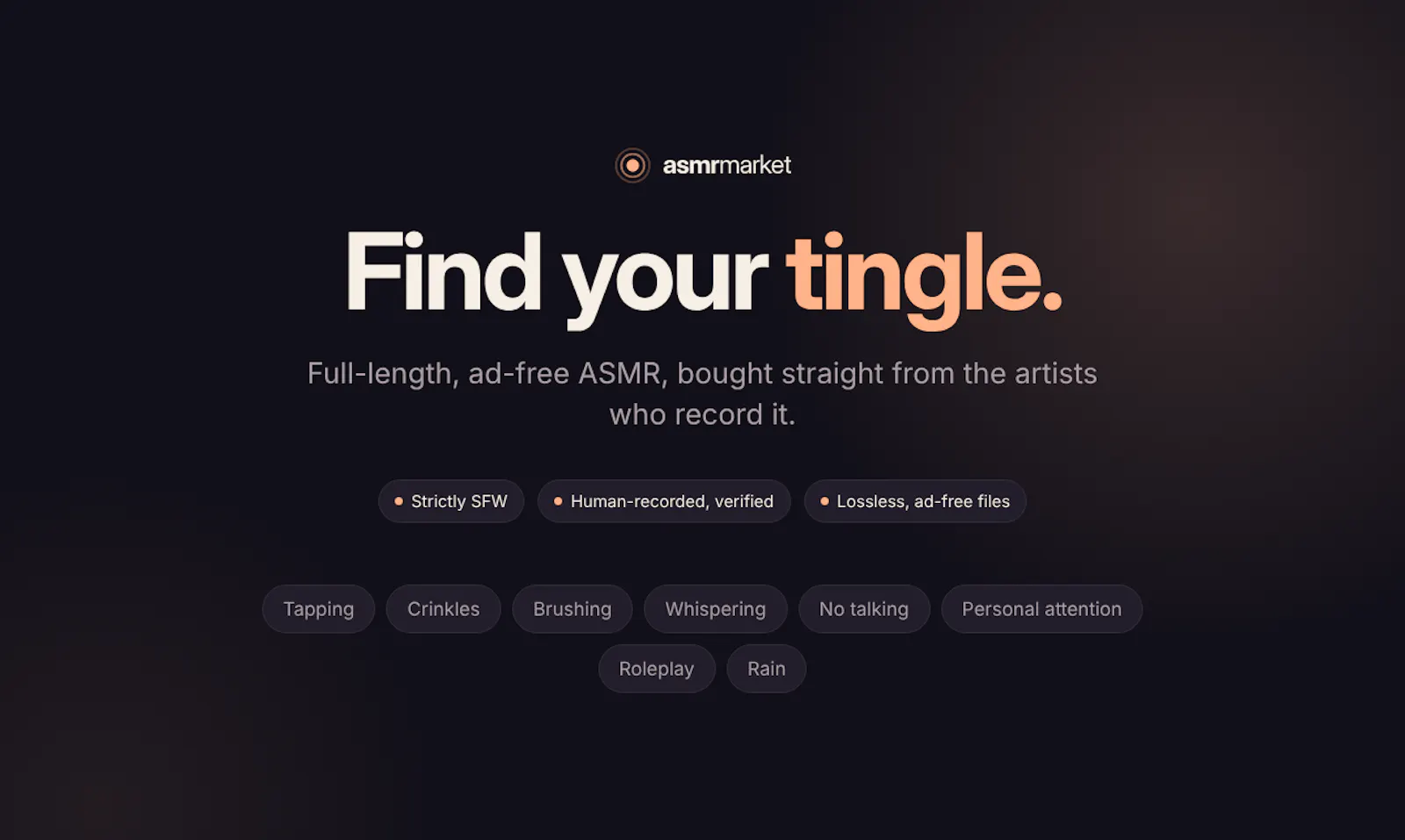 ASMR Market screenshot 1