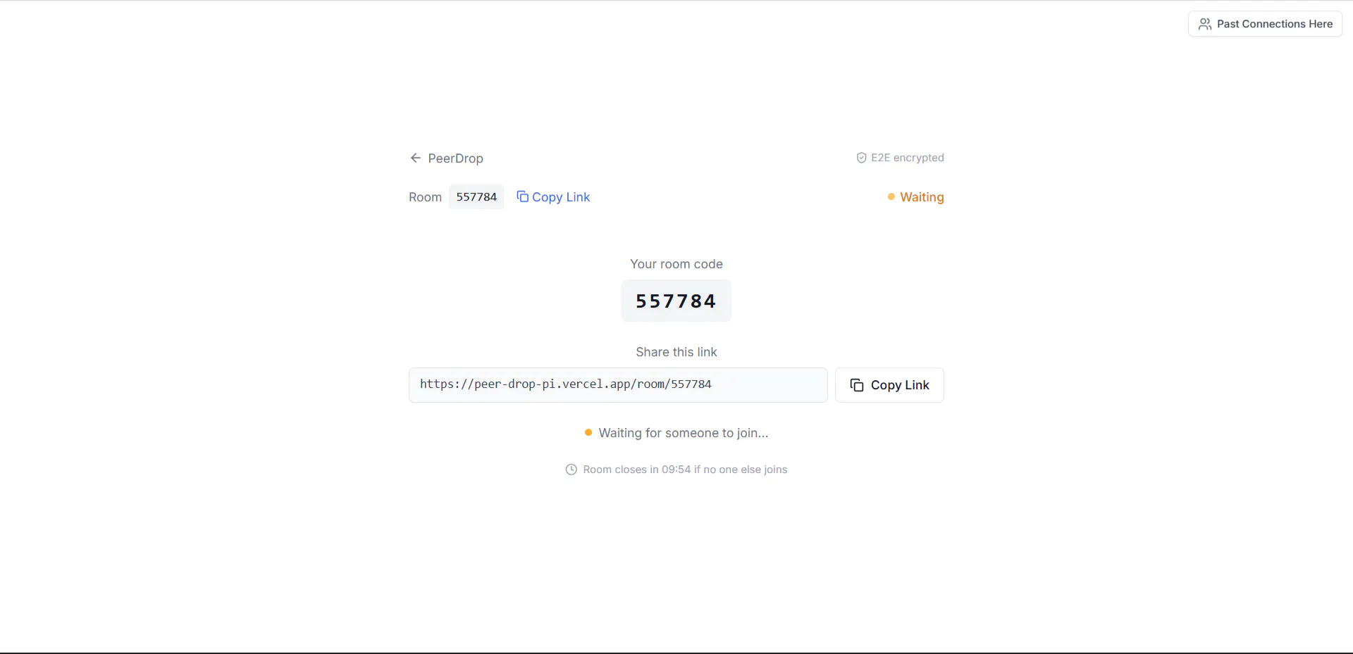 PeerDrop — Encrypted peer gallery image