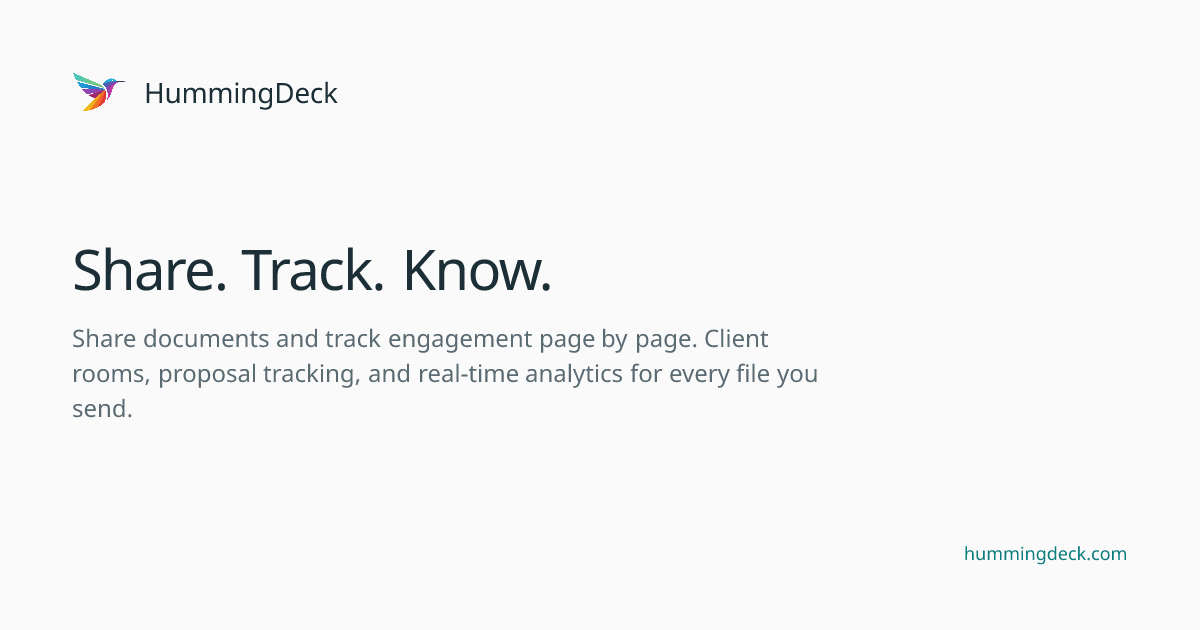 HummingDeck gallery image
