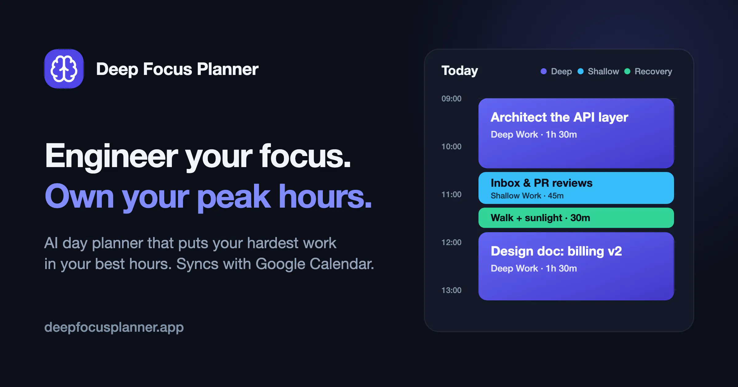 Deep Focus Planner gallery image