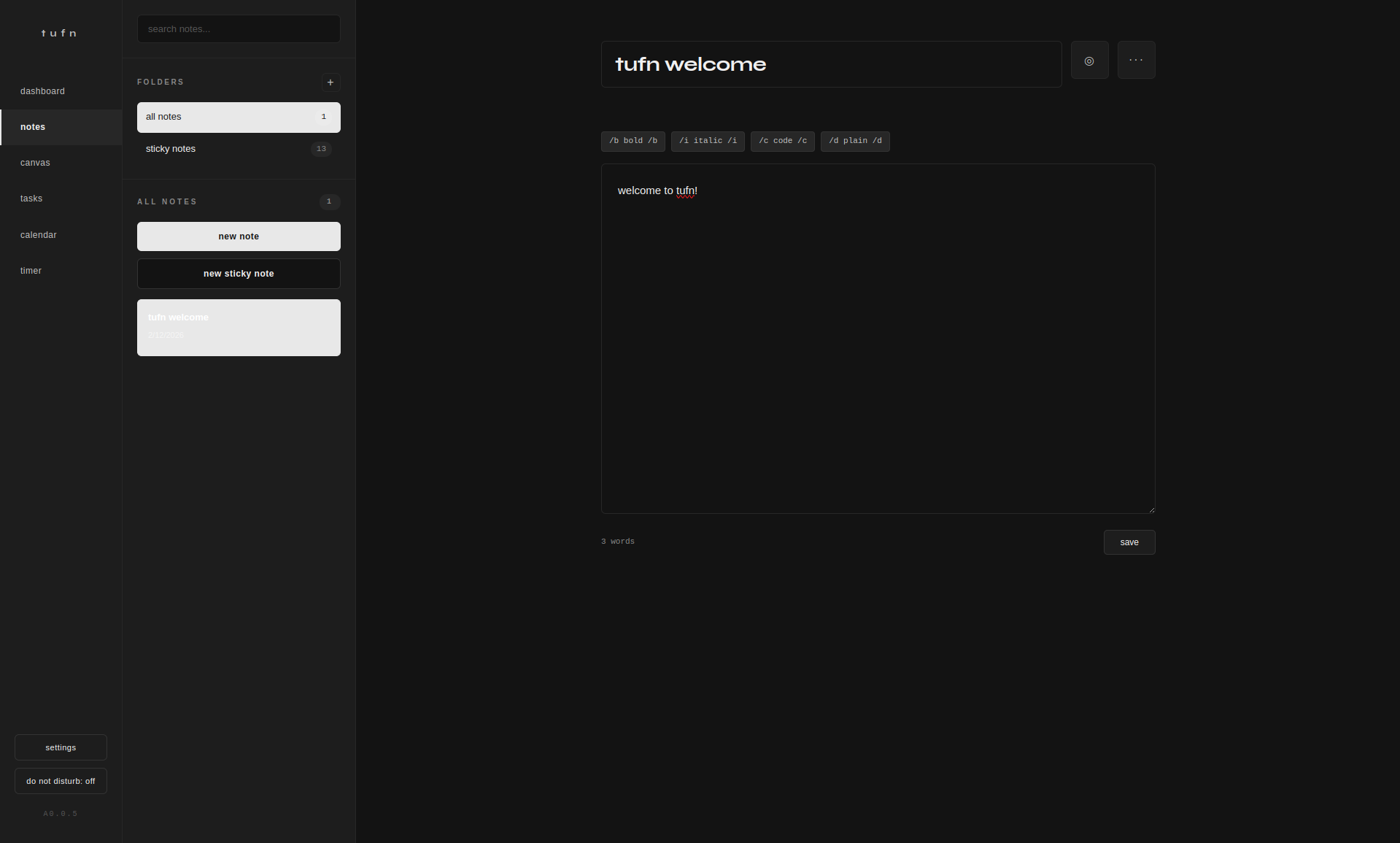 Tufn — Minimalist Productivity gallery image