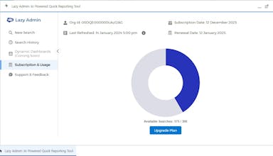 Lazy Admin AI-Powered Reporting Tool gallery image