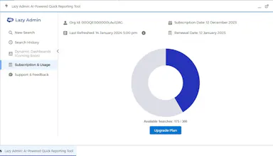 Lazy Admin AI-Powered Reporting Tool gallery image