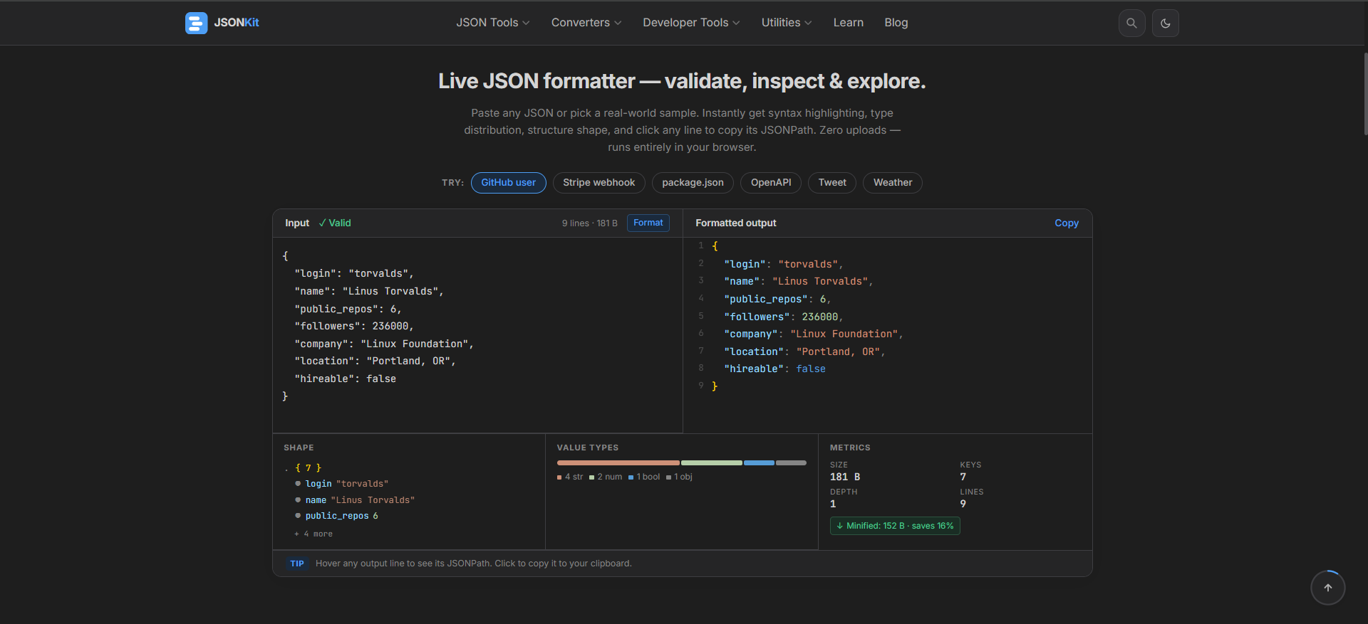 JSONKit gallery image