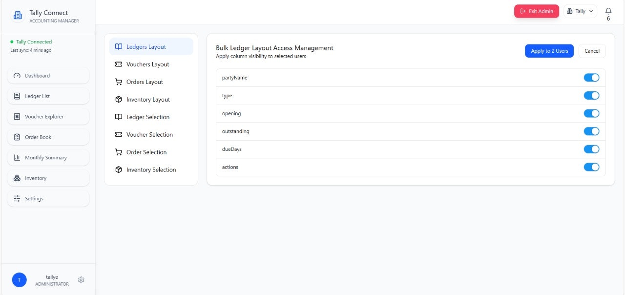 Tally Connect media 6