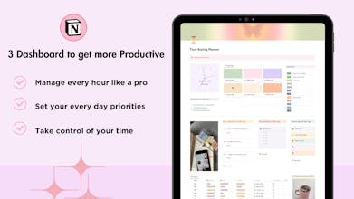 Acceda fácilmente a sus herramientas favoritas con la plantilla &lsquo;Administrador de marcadores&rsquo; en Pastel Theme Productivity Bundle 2.0.