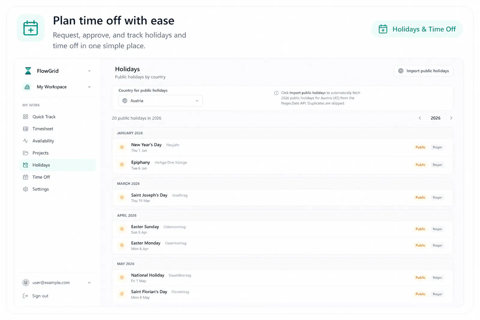 FlowGrid Tracking & Planning screenshot 7
