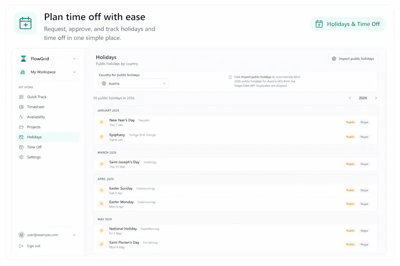 FlowGrid Tracking & Planning screenshot 7