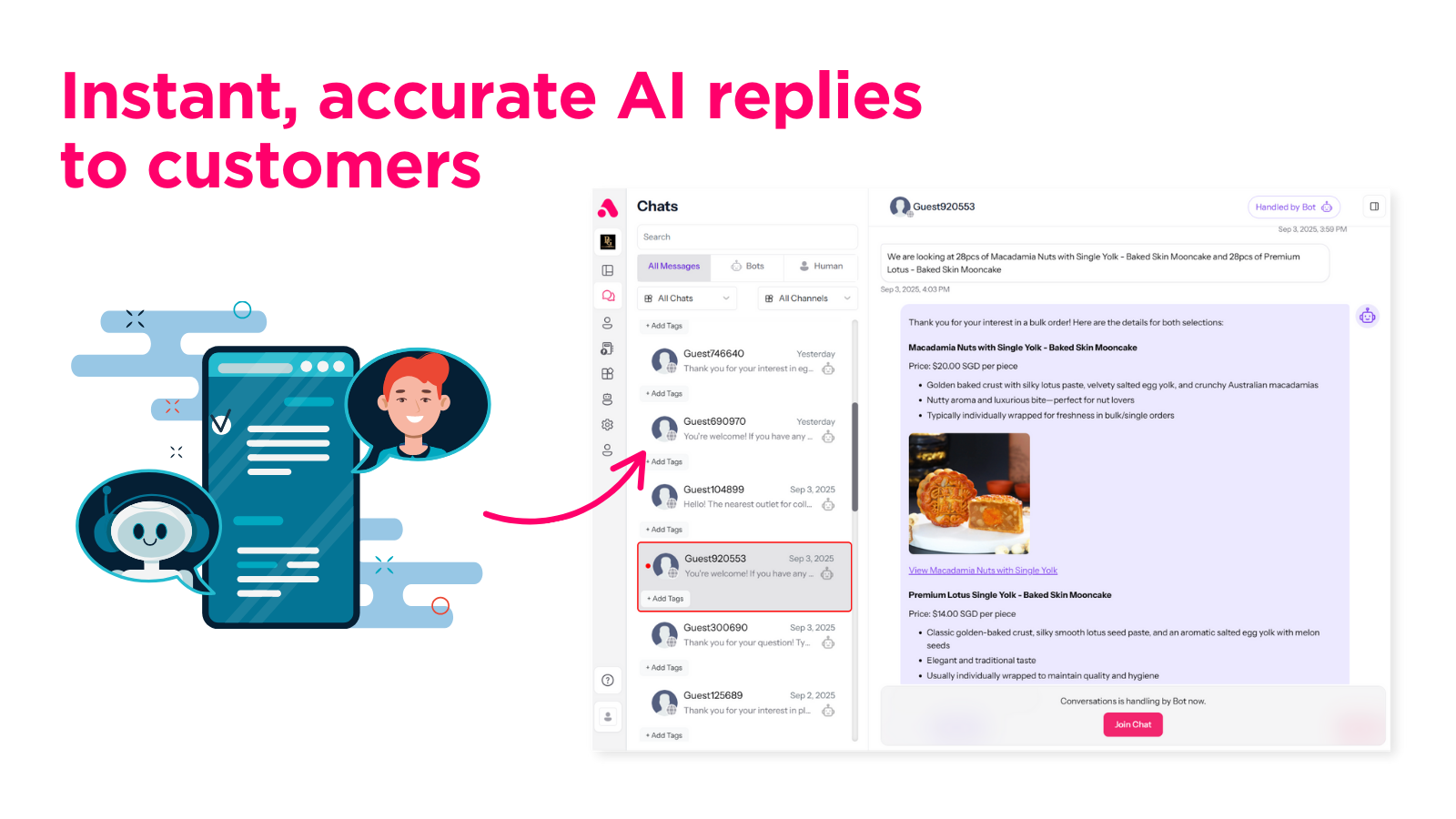 AeroChat AI Chat for Shopify - Screenshot 2 showing product features and functionality