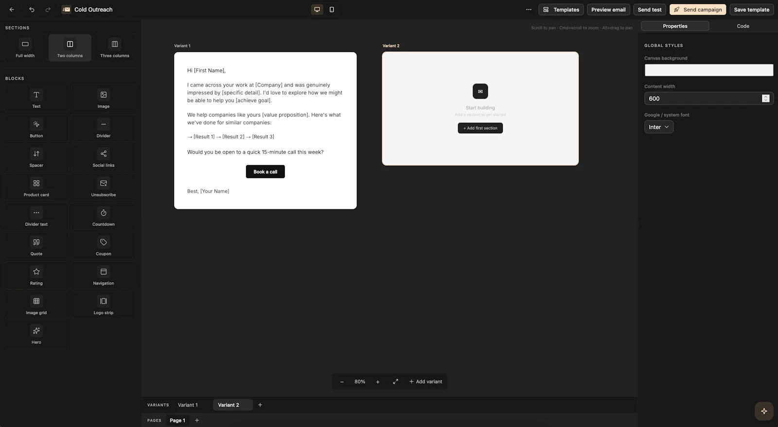 MailShot screenshot 2
