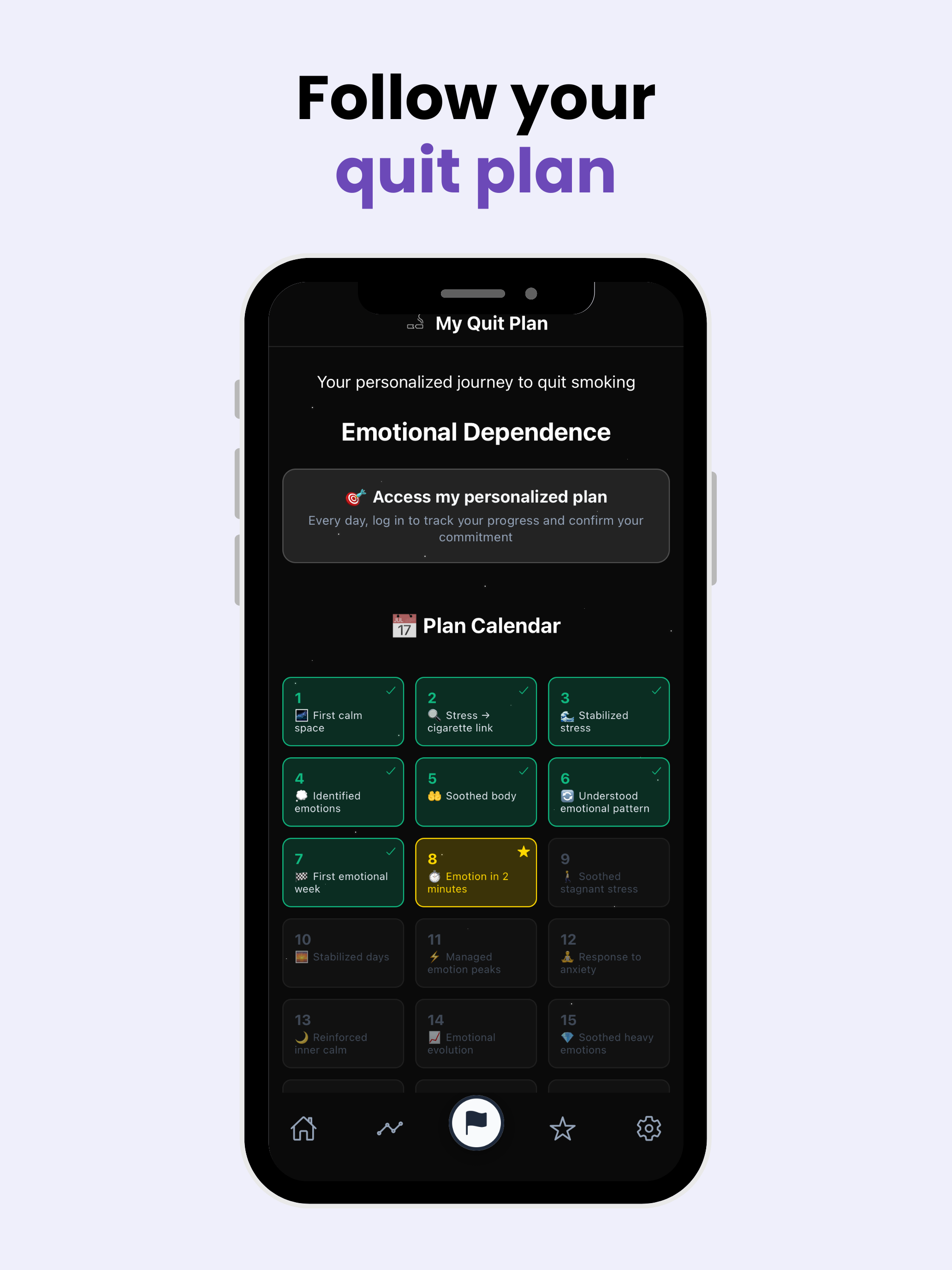 MyQuitZone  - Screenshot 2 showing product features and functionality