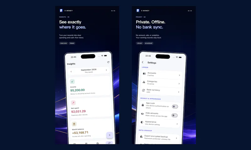 X Money: Expense Tracker screenshot 2