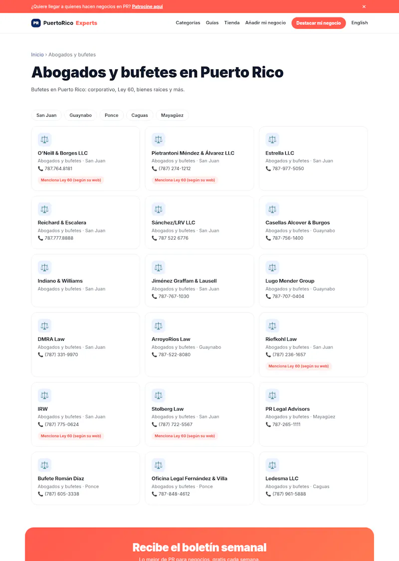 Puerto Rico Experts screenshot 2