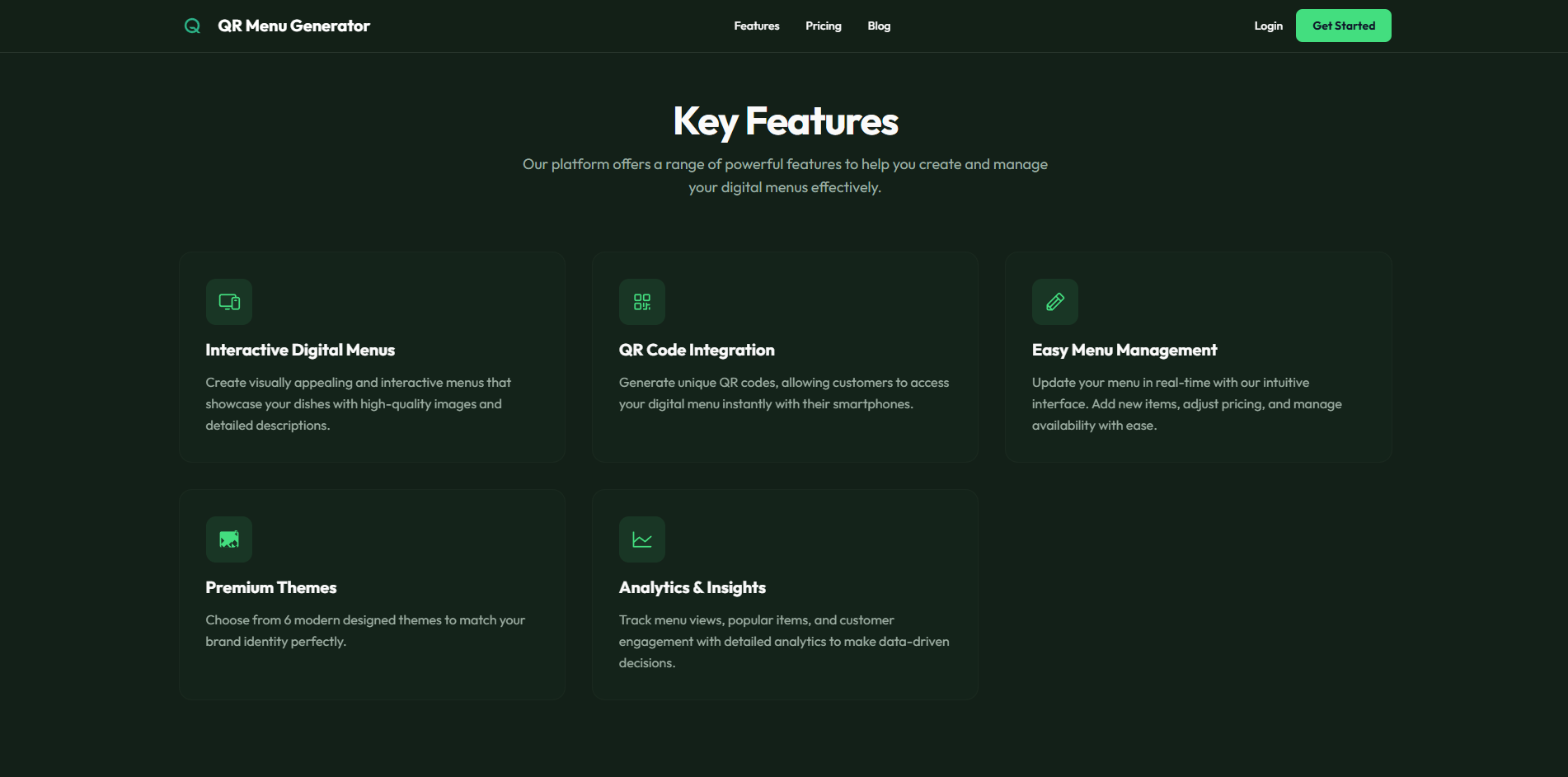 QR Menu Generator gallery image