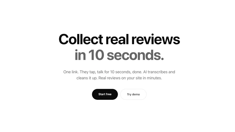 Talk to Review screenshot 1