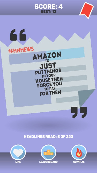 Man Creates Fake News Game, by Wall West Ltd gallery image