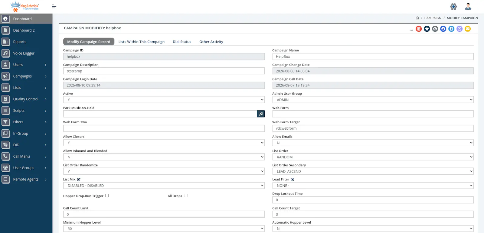 Custom Power Dialer Solution screenshot 8