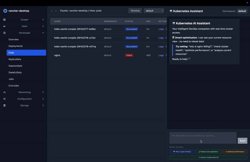 Co-OPS.AI - Kubernetes는 챗봇과 함께 있습니다 미디어 1