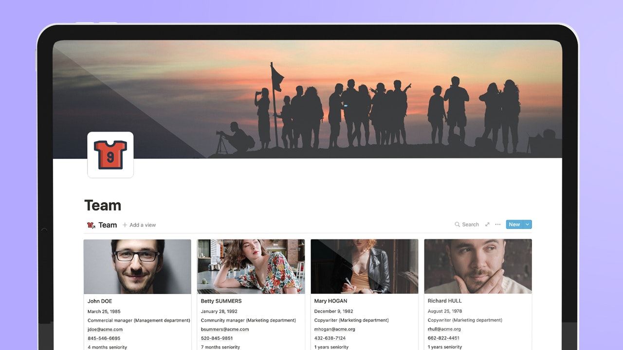 OMDT Notion Template gallery image