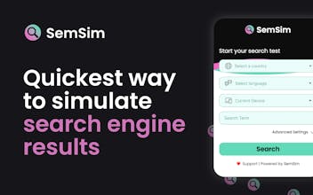 SemSim - Simulate search results gallery image