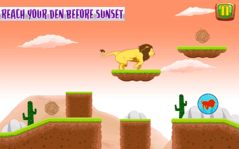 Lion Run: Wild Jungle Adventure Platformer Game gallery image